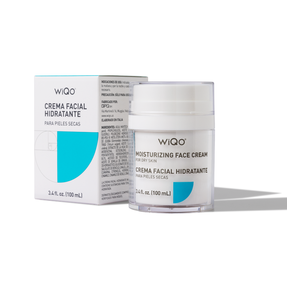 A box of WiQo&#39;s Moisturizing Face Cream.