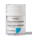 A bottle of WiQo's Moisturizing Face Cream for dry skin