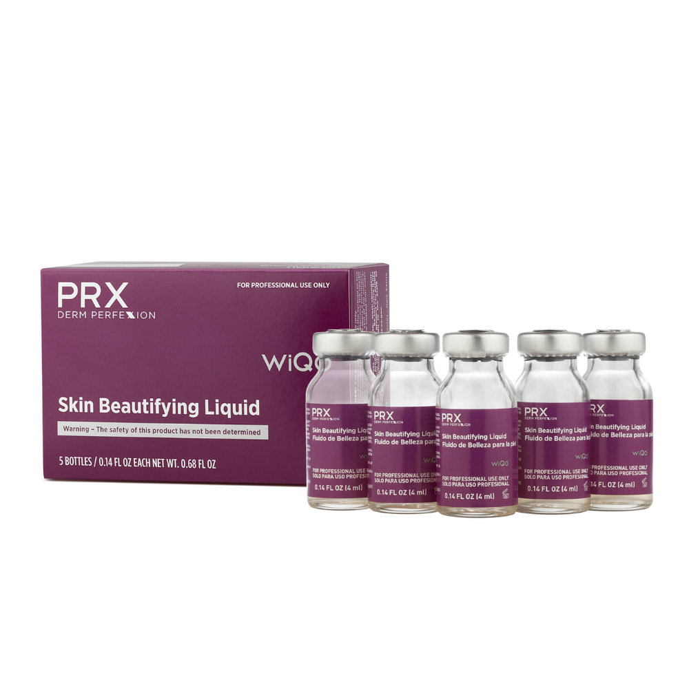 An Image Of A Box of PRX Derm Perfexion and five vials of PRX Derm Perfexion