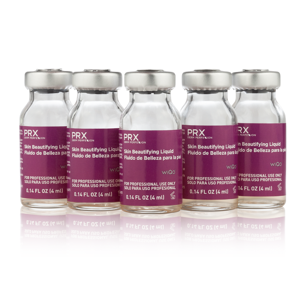 Multiple vials of PRX Derm Perfexion Skin Beautifying Liquid