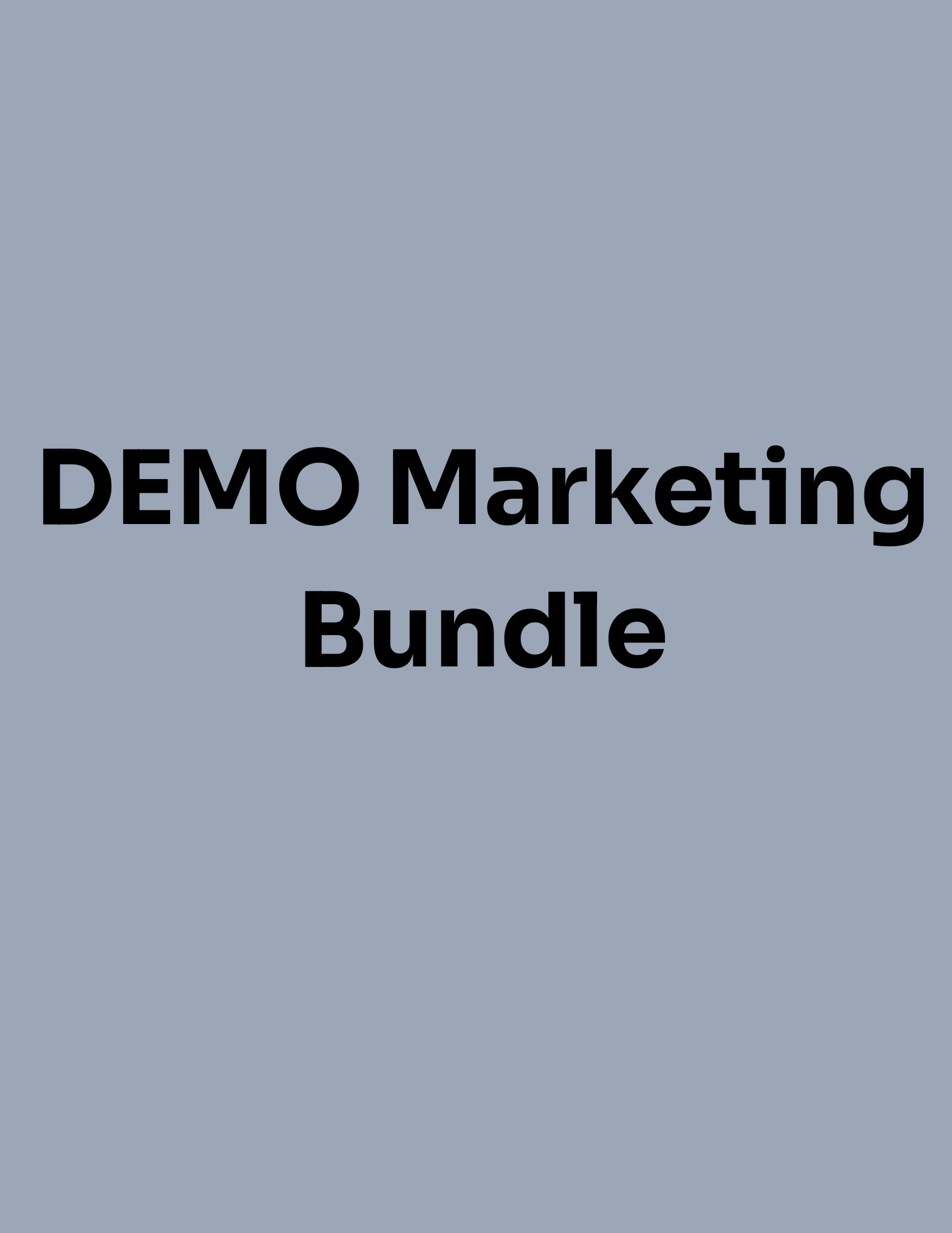 DEMO Marketing Bundle
